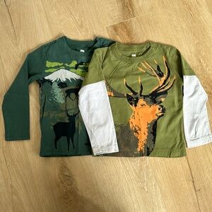 Tea Collection Boys Long Sleeve Shirt Bundle 3T